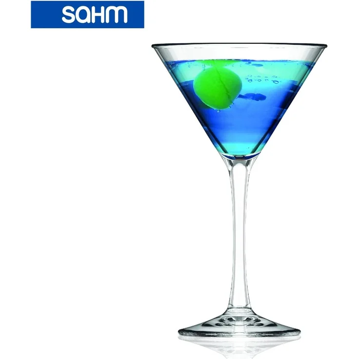 SAHM Martiniglas Martini Gläser 6er Set - 225ml Martini Glas, Cocktailgläser, Sensorik Glas – Bild 2