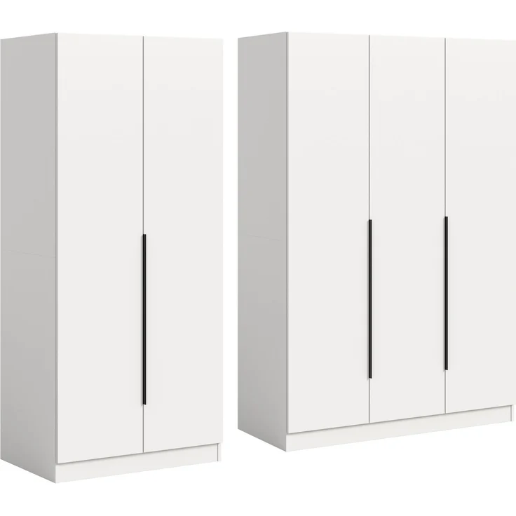 Home affaire Schrank-Set Skarde moderner Kleiderschrank Schlafzimmerschrank Otto´s Choice, (1-St, wähle deine beste Schrank Kombination), Skarde Kleiderschrank 200 cm, 2 Kleiderstangen und 5 Böden – Bild 3