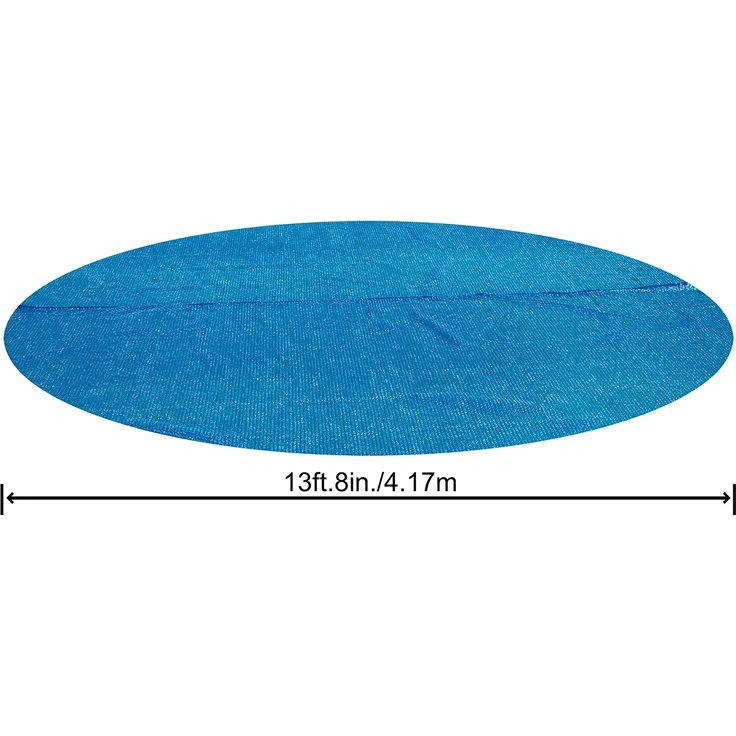 PE-Solarabdeckplane Ø 417 cm, blau, rund – Bild 8