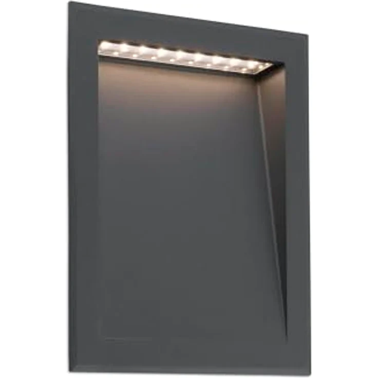 Faro Barcelona 70900 SOUN 193 Deckeneinbauleuchte, LED SMD 6W 3000K, 472lm, 120°, dunkelgrau – Bild 1