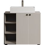 Waschtisch Bliss in grau inklusive Waschbecken 90 cm