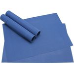 matches21 HOME & HOBBY Platzset Tischset BORDA 4er Blau Tischunterlage als Tischdeko, (4-St), modernes Esstisch Platzdeckchen als abwaschbarer Tischuntersetzer