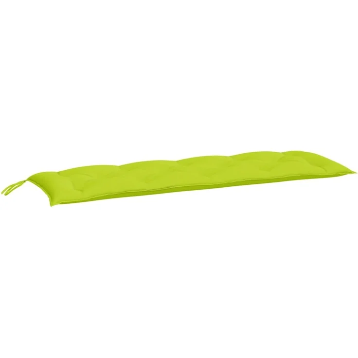 vidaXL Gartenbank-Auflagen 2 Stk. Knallgrün 150x50x7 cm Oxford-Gewebe 361708 – Bild 2