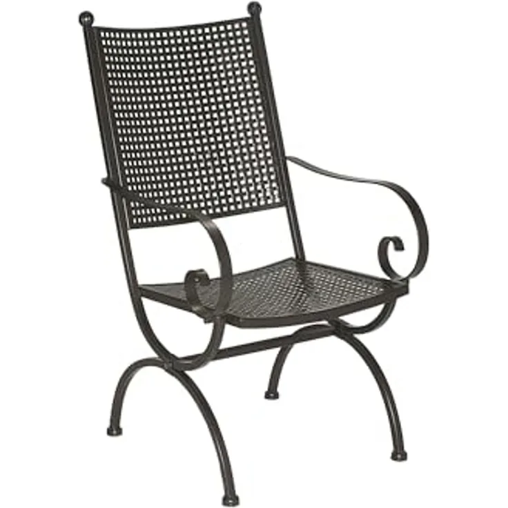 Romeo Elegance Sessel Eisengestell marone