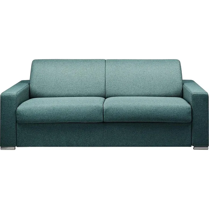 Vente-unique - CALITO Sofa Stoff Blau - B 223 cm94 cm x H 85 cm x L 214 cm – Bild 2