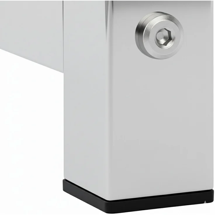 CLP Getränkekistenständer Stack aus Metall freistehend robust stabil,chrom 75x47x31 cm – Bild 7
