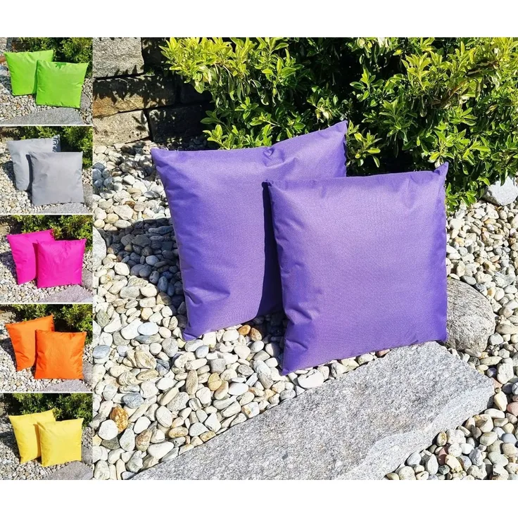 JACK Dekokissen JACK 45x45cm Outdoor Lounge Kissen Dekokissen inkl. Füllung Sitzkissen, Robust, Strapazierfähig, Wasserabweisend, für Innen & Außen