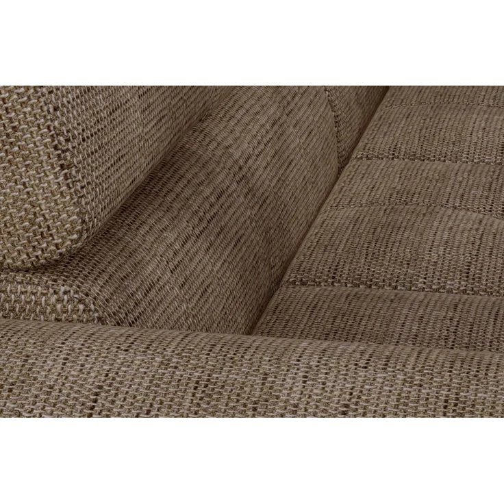 Wohnero24 Schlafsofa POLINA 3 155x95 cm 133x195 cm mit Bettkasten 3 Sitzer Sofa mit Schlaffunktion ausziehbar großes Schlafsofa für Wohnzimmer - Braun – Bild 5