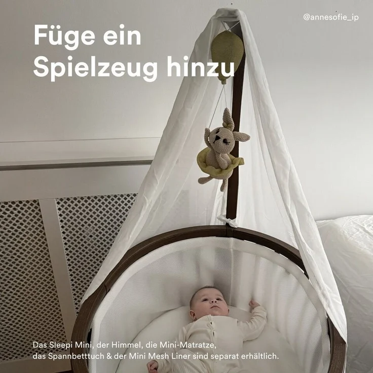 Stokke Himmelstange Sleepi Himmelstange V3 - Hergestellt aus massivem Buchenholz, 1-läufig, Buchenholz, Kompatibel Sleepi Bett & Mini V3 – Bild 1