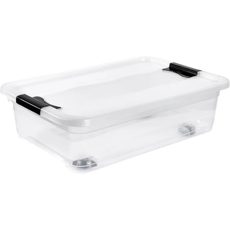 keeeper Organizer konrad (Set, 2 St), Aufbewahrungsbox, 28 L, mit Rollen, Deckel, Schiebeverschluss – Bild 4