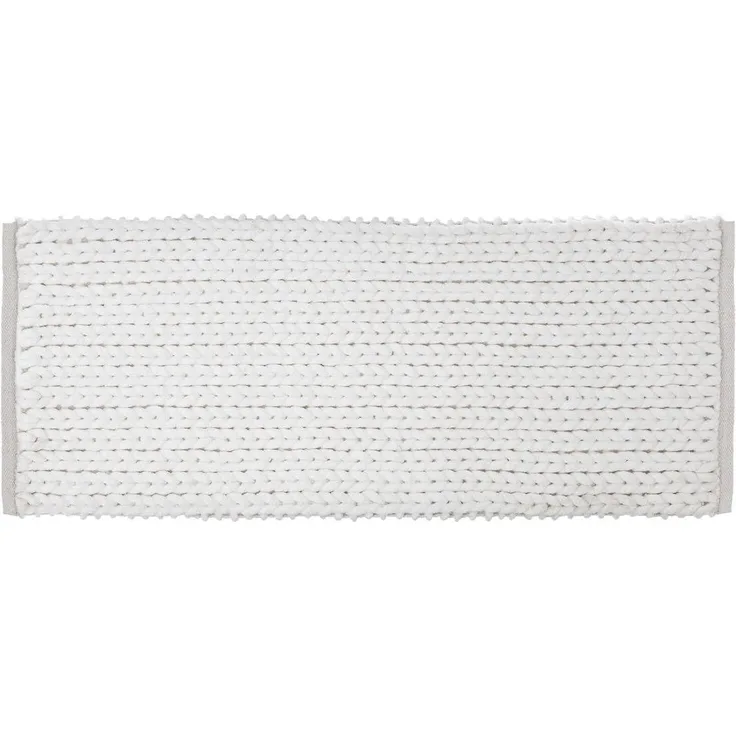 Badteppich COCO, 50x120 cm, Weiß