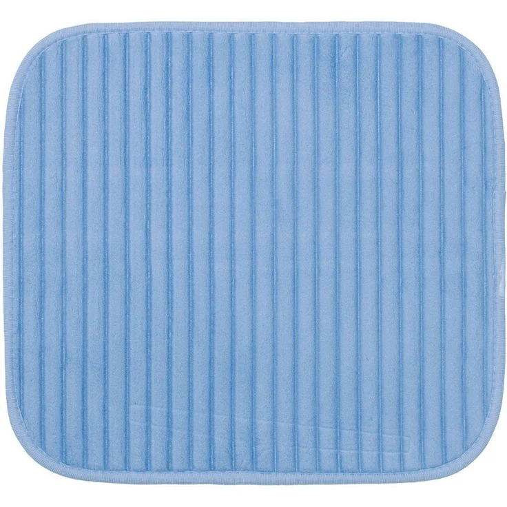 Gözze Badematte Berlin, Höhe 7 mm, rutschhemmend beschichtet, fußbodenheizungsgeeignet, Polyester, rechteckig, Badteppich, Uni Farben, Cord Optik, waschbar – Bild 2