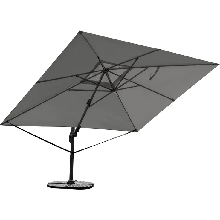 Sonnenschirm dunkelgrau 3 x 4 Meter