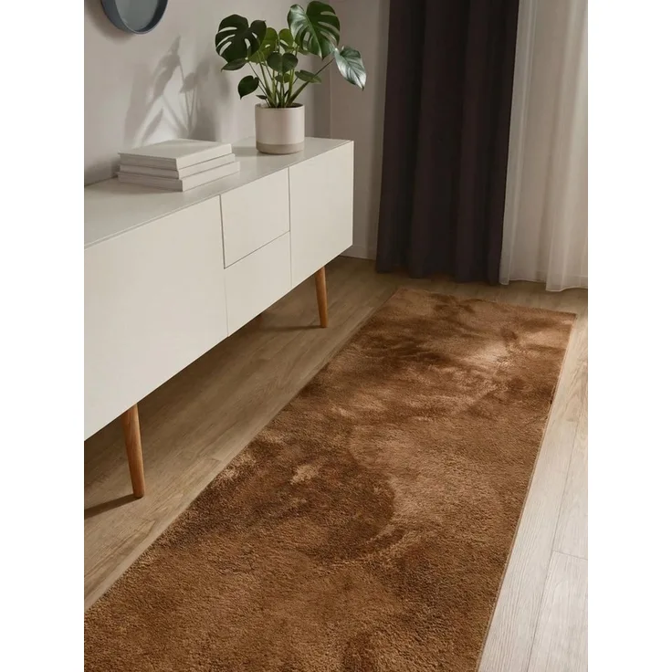 benuta Fellteppich Furry, rechteckig, Höhe: 11 mm, Teppich Wohnzimmer, Esszimmer, Schlafzimmer, Flur, Weich, Rutschfest
