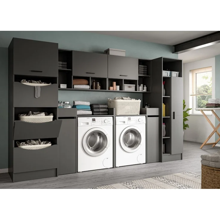 Waschmaschinenumbau Set Flexy in grau 300 x 196 cm – Bild 2