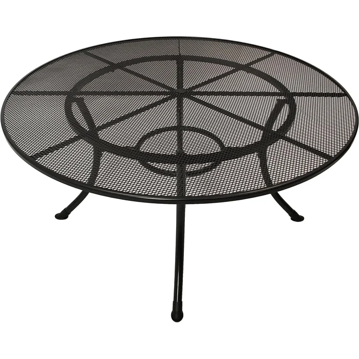 Tisch RIVO 150cm rund, Streckmetall eisengrau – Bild 3