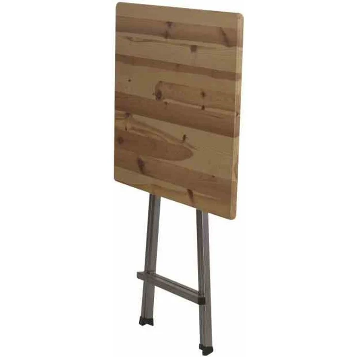 Stehtisch 120x80 cm Kiefernholz Gestell Stahl pulverbeschichtet – Bild 5