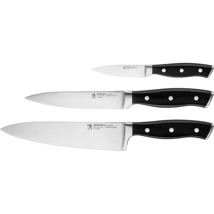 Messerset Henckels by ZWILLING ACCENT schwarz Messerblock Küchenmesser Blockhalter Messerhalter