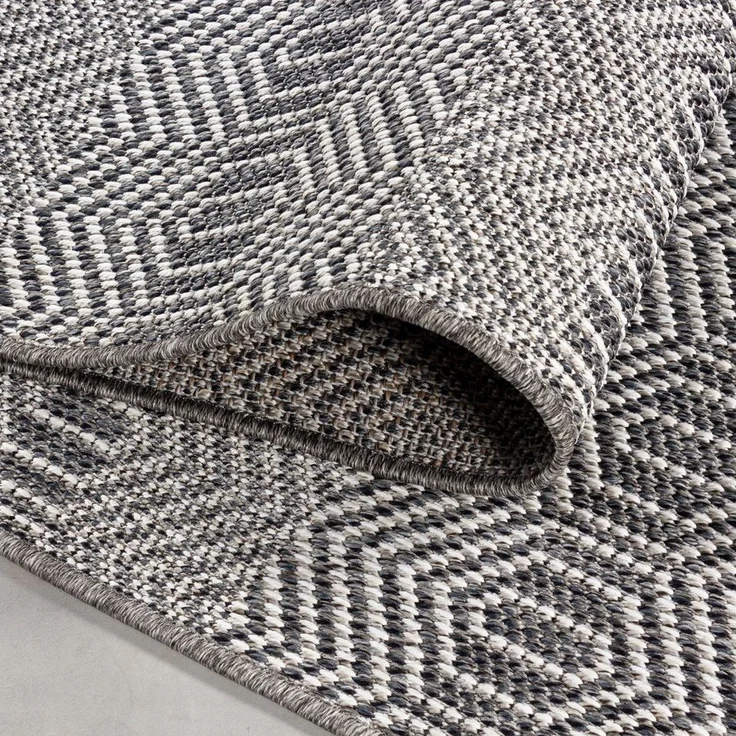 Carpettex Outdoorteppich Boho-Design, Läufer, Höhe: 7 mm, Outdoor Teppich Boho Design Wetterfest für Terrasse Balkon Küche – Bild 3