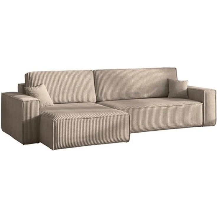 Kaiser Möbel Ecksofa mit schlaffunktion und bettkasten, Eckcouch BEST XL stoff Poso, Mit Bettfunktion und Bettzeugfach – Bild 4