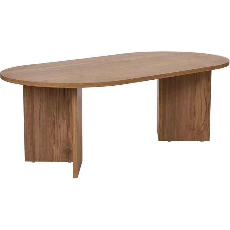 Stylish Oak Coffee Table, 119 x 60 x 40 cm | 100% Melamine Coated Particle Board, 18 mm Thick | Perfect for Modern Living Rooms & Cozy Spaces – Bild 5