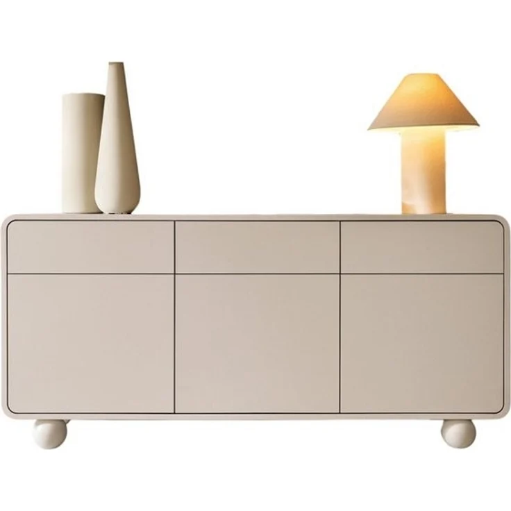 Compleo Kommode Sideboard elegant, auf runden Füßen, Japandi, Scandi ALDOS – Bild 4