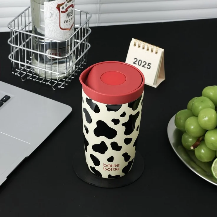 BOTTLE BOTTLE Thermobecher 350ml für Kaffee oder Tee, auslaufsicher, Easy Quick-Press-Verschluss, 1-tlg, Edelstahl, Isolierbecher Travel Mug Classic Grande – Bild 2