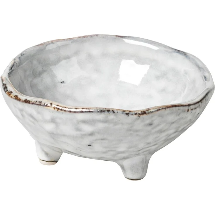 Broste Copenhagen Schale Copenhagen NORDIC SAND Schale S mit kleinen Füßen 8,5 cm, Steinzeug, (Schüsseln & Schalen), Nordic Sand Schüssel mit kleinen Füßen – Bild 2