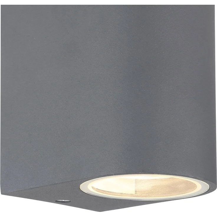 Wandlampe, Up & Down, 2 flammig, anthrazit, IP44, H 15cm – Bild 6