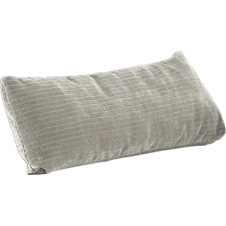 KAWOLA Nierenkissen SEPHI groß Cord Vintage silber 37 x 19 x 92 cm – Bild 3