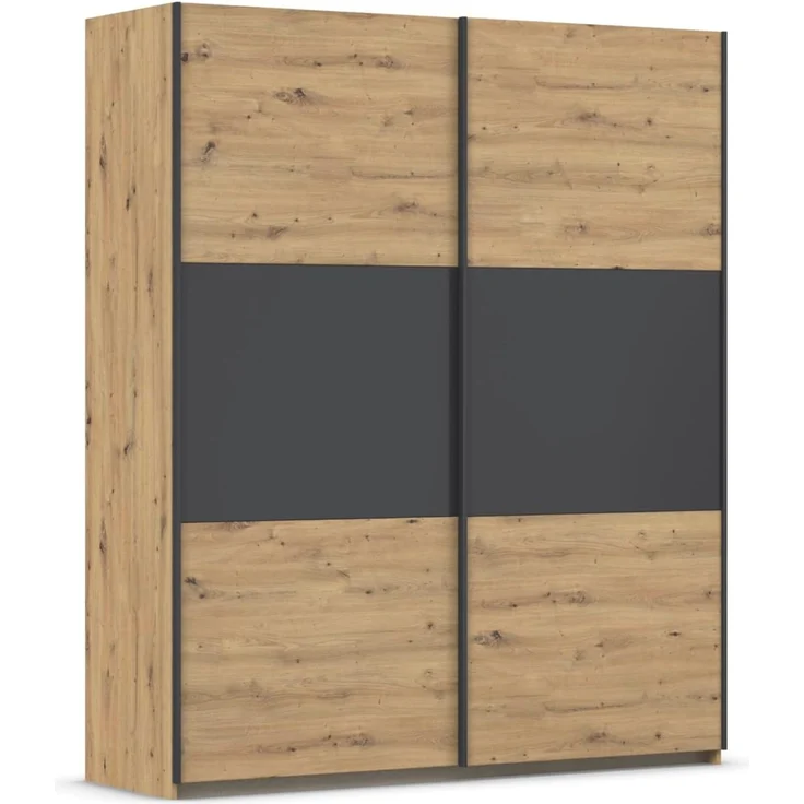 rauch Schwebetürenschrank Kleiderschrank Schrank Garderobe Garderobenschrank Wäscheschrank NEO (in 3 verschiedenen Ausstattungen BASIC/CLASSIC/PREMIUM) mit großzügigem Stauraum und vielfältigen Farbkombinationen – Bild 1