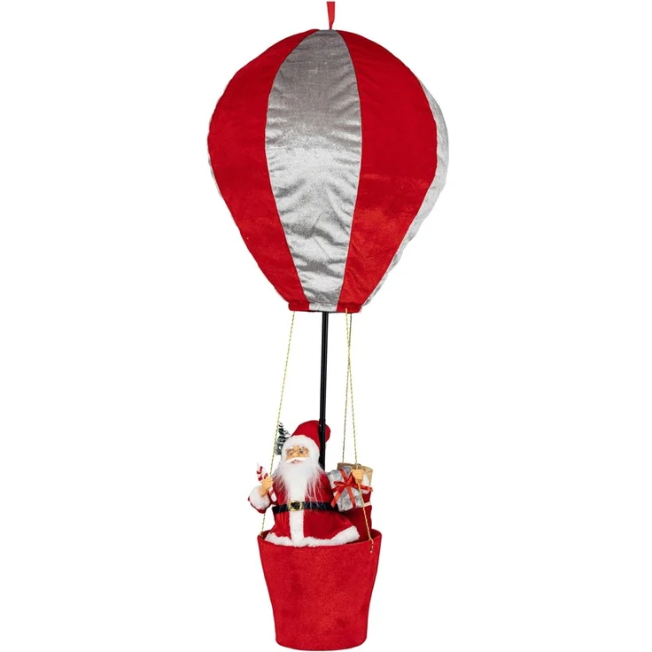 HTI-Living Weihnachtsdeko 97 cm zum Aufhängen Weihnachtsmann Figur im Heißluf... – Bild 2