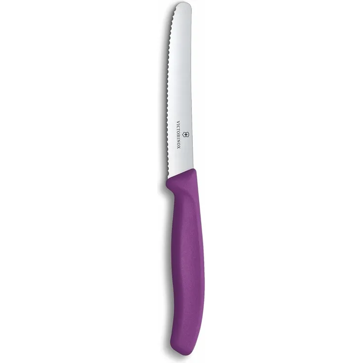 Victorinox Swiss Classic, Tomaten & Tafelmesser, 11cm, Wellen, Violett