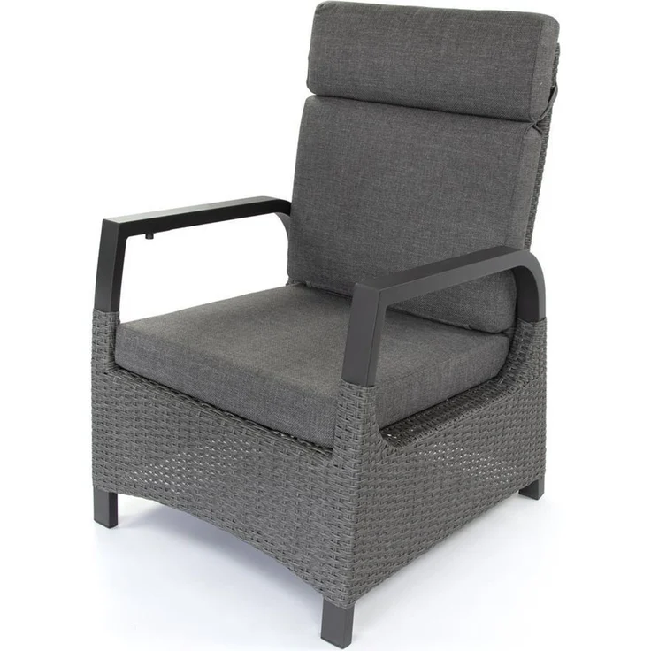 Montana Garten Sitzgruppe, Aluminium, grau, für 4 Personen – Bild 5