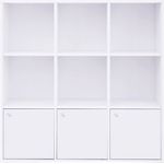 Nancy's Bücherregal Weiß 9 Boxen - Bücherregale Weiß Kinderzimmer