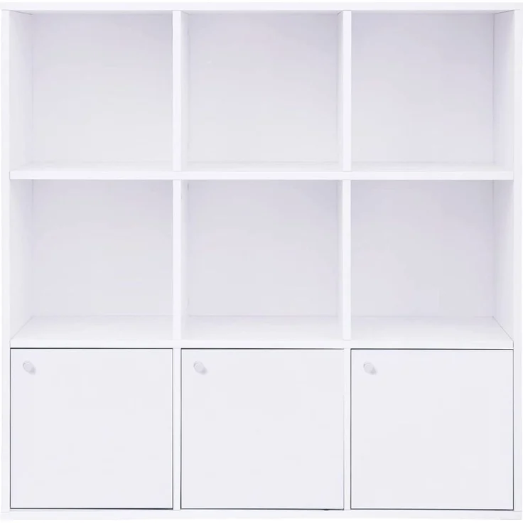 Nancy's Bücherregal Weiß 9 Boxen - Bücherregale Weiß Kinderzimmer – Bild 1