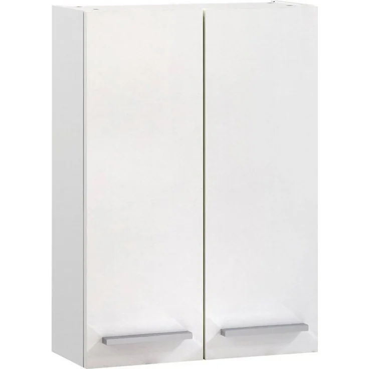 Saphir Hängeschrank Quickset 335 Badschrank 50 cm breit mit 2 Türen und 2 Einlegeböden Badezimmer-Hängeschrank inkl. Türdämpfer, Griffe in Chrom Glanz – Bild 4