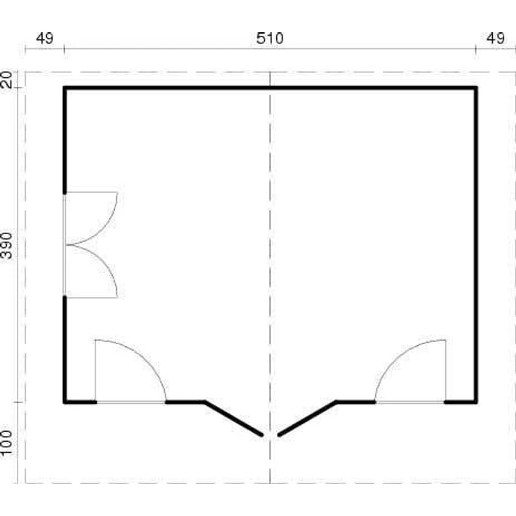 Palmako Gartenhaus Helena 186 m² Gartenhaus aus Holz Holzhaus mit 70 mm Wandstärke Blockbohlenhaus mit Montagematerial – Bild 2