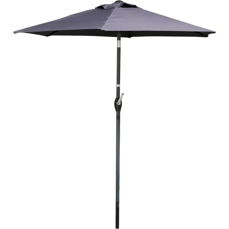 Sunnydays XL Sonnenschirm Standschirm Ø 200 cm 225165 anthrazit