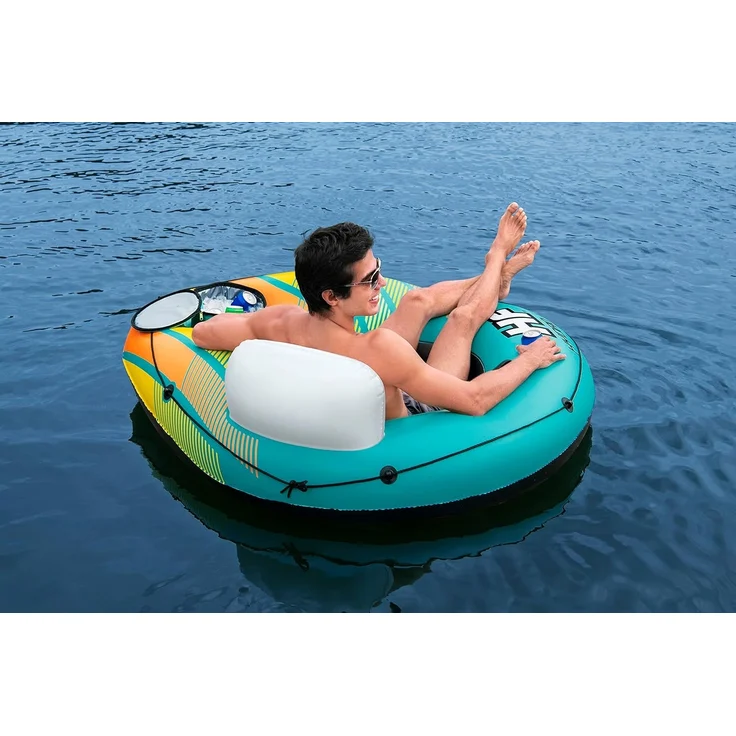 Hydro-Force™ Alpine Schwimmring mit Rückenlehne & Kühltasche 169 x 137 cm – Bild 18