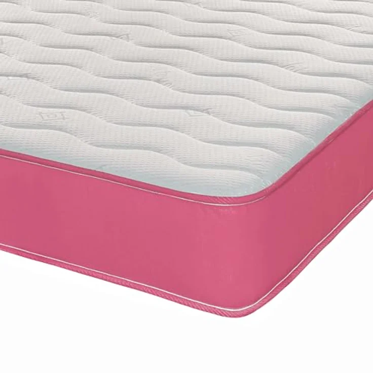 eXtreme comfort ltd Hybrid-Cooltouch-Matratze, 75x175 cm, Memory-Schaum und Spiralfeder, Plüsch-Haptik, Cooltouch Plus Schlaffläche, 18 cm tief, Rosa, Maximalwert – Bild 1