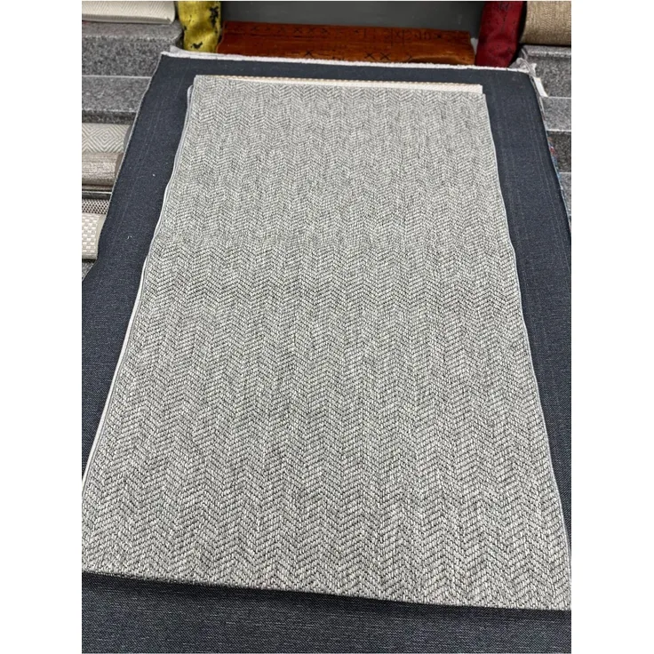 Origine Outdoor-Teppich 77 x 150 cm Polypropylen Grau 88780592 [en. casa]