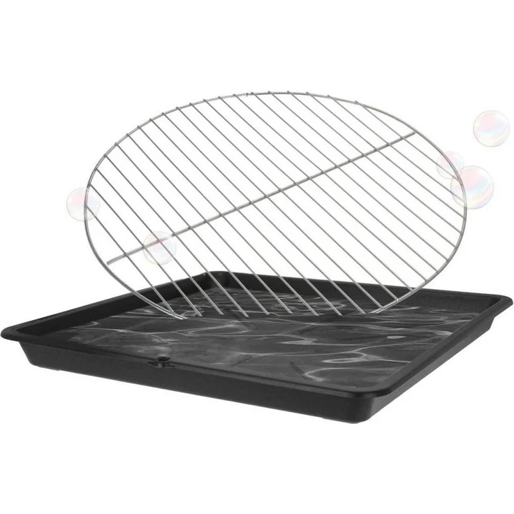ToCi Grillrost Grillrost Reinigungs Wanne aus Kunststoff 67x67x6cm Grillzubehör (1-St), mit Öse zum Aufhängen – Bild 2