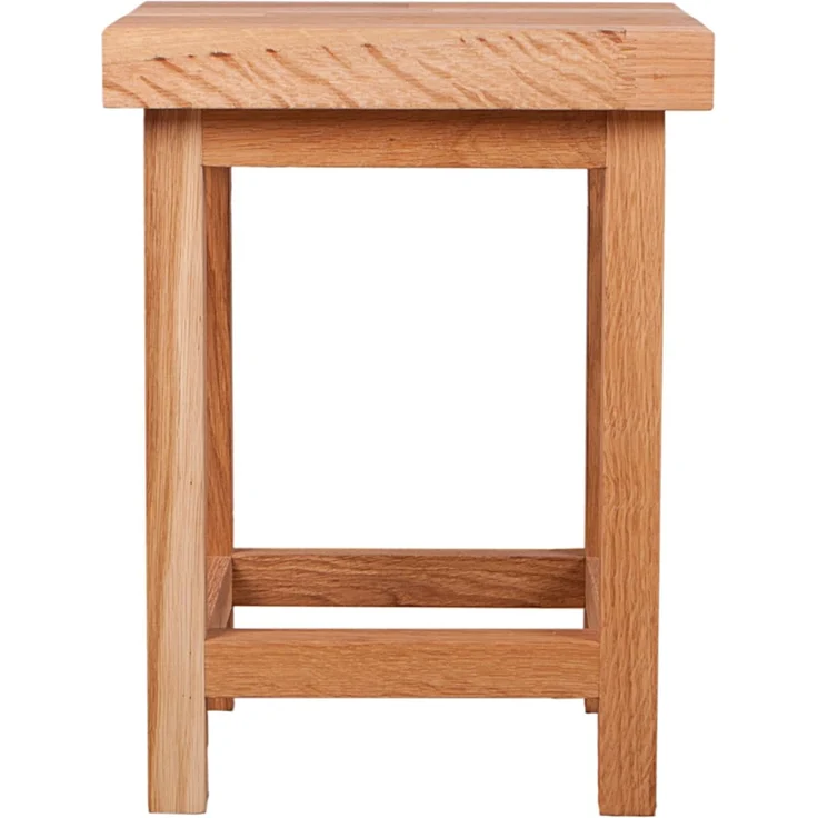 Blumenständer MAX Platte 4cm Eiche 30x30x40cm | Pflanzenständer Pflanzenregal Pflanzenhocker – Bild 3