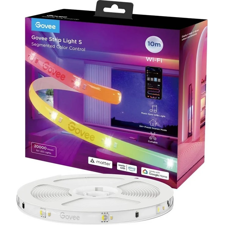 Govee LED Strip Lights Matter ready 10 Meter EEK G – Bild 1