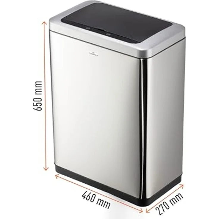 Durable Abfalleimer Sensor 2x20l aus Edelstahl silber – Bild 6