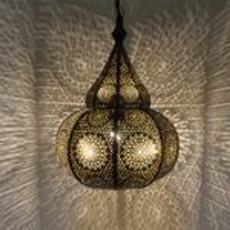 Orientalische Lampe Taza Schwarz – Bild 1