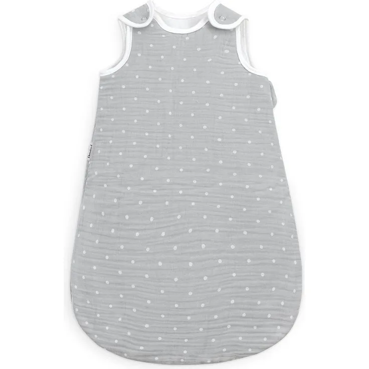 Ehrenkind Babyschlafsack Musselin Ganzjahresschlafsack Rund, 2.5 TOG (mit atmungsaktiver Bio-Baumwolle), für guten Schlaf zu jeder Jahreszeit