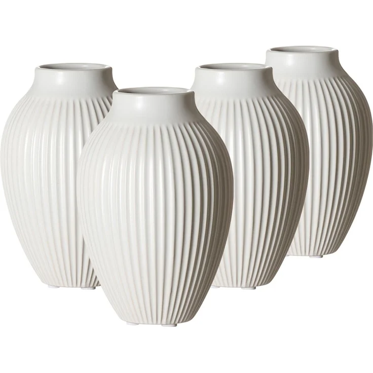 Ritzenhoff & Breker Alsta Vase 15 cm 4er Set - Weiß – Bild 1
