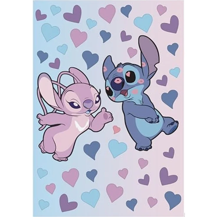 Komar Wandtattoo Stitch in Love - Größe 50 x 70 cm (43 St), Künstler: Komar, selbstklebend, Wandsticker, Kinderzimmer – Bild 2
